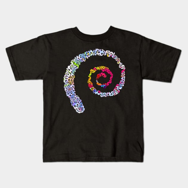 Spiral Kids T-Shirt by ngmx